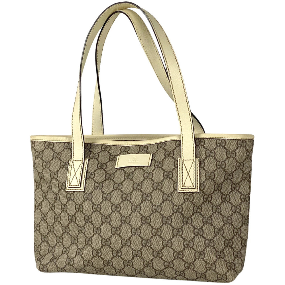 Gucci GG tote bag handbag shoulder canvas beige